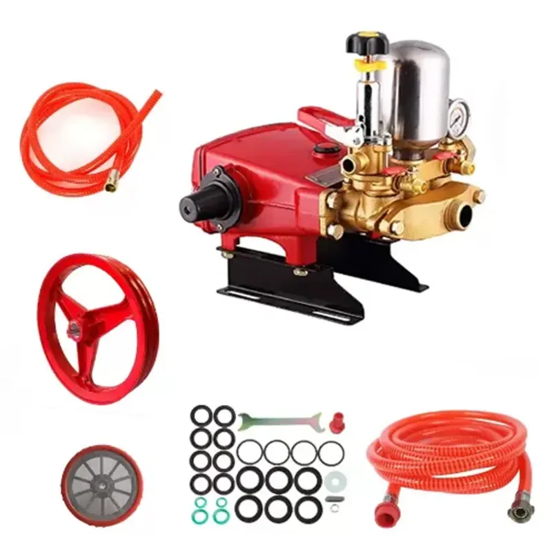 GT Shakti HTP Spray Pump With Triple Piston 80 Litre Capacity And A Power Of 5-7.5 HP