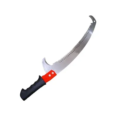 Tree Cutting & Wood Cutting Saw, Professional Tree Cutter, Pruning Saw, 24 Inch Curved Blade With Sharp Teeth