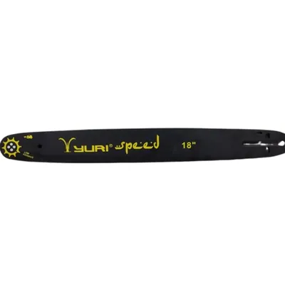 YURI 18 Inch Guide Bar (Black) For Petrol Chainsaws