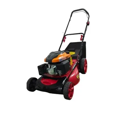 MECSTROKE Heavy Duty 20 Inch (Push Type) Petrol Lawn Mower 4-stroke 196-cc with Adjustable Cutting Height, SM196LM
