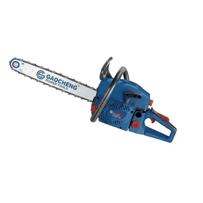 Gaocheng 2.4 kW 18-Inch Petrol Chain Saw for Tree Felling with 2800 RPM Engine (GC-58CC18)