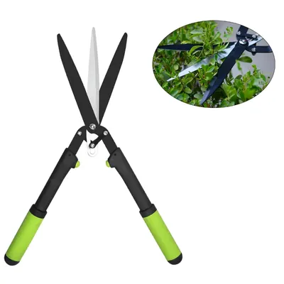 Heavy Duty 3 Blade Hedge shears, Manual with Sharp Blade for Trimming Shrubs, Bushes etc. With Rubber Grip Handle