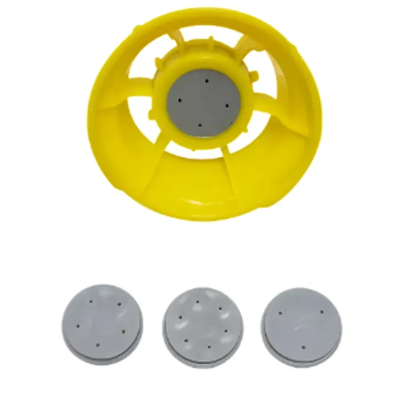 Heavy Duty Battery Sprayer Nozzle 3, 4, 5, 6 Hole With Brass Tip, Premium Plastic (Pack of 3)
