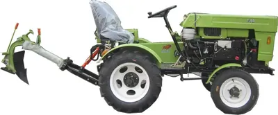 Heavy Duty Green Mini Tractor 12 HP, for Agriculture