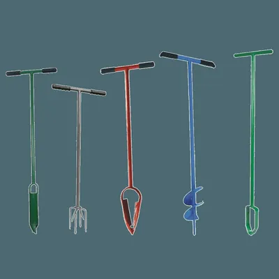 Heavy Duty Multi Attachment Hand Auger, Width 68 Inch, 12 Inch