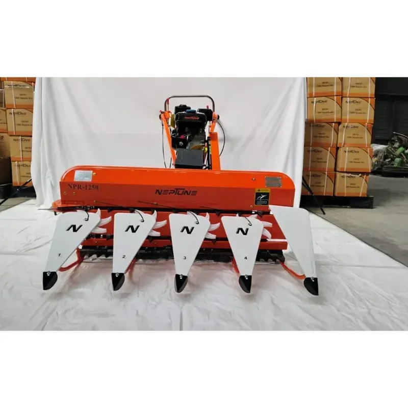 Neptune 6.5 HP NPR-1250 Petrol Operated Reaper & Harvester Machine for Wheat, Paddy, and Multi-Crop Cutting