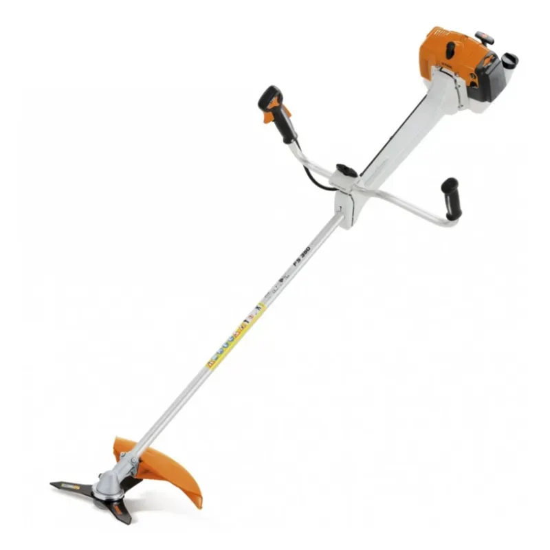 Stihl FS 380, 40.2 CC 2-Stroke Sidepack Petrol Brush Cutter, 2.7 HP Grass Cutting Machine for Agriculture & Gardening