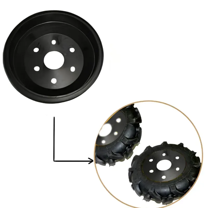 Heavy Duty Rim for 3.50 x 6 Size Power Tiller Tyre (Set of 4 for 2 Tyres)
