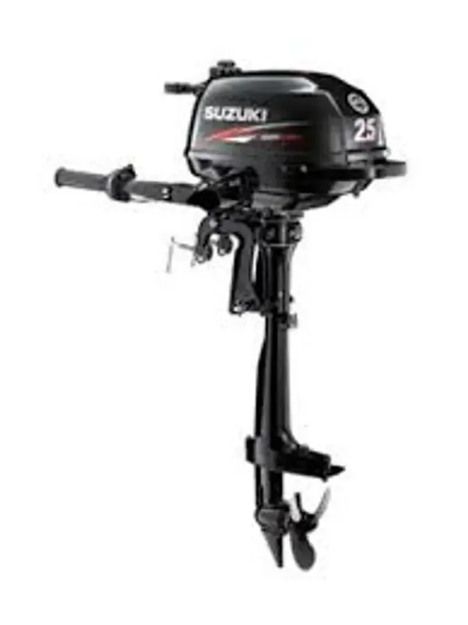 Heavy Duty Suzuki Outboard, 4 Stroke Engine with Tiller Steering