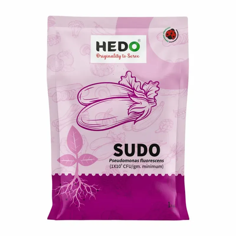 Hedo 1 kg Pseudomonas fluorescence(1 x 10^9CFU/gm) to control Fungal, Soil Borne Disease