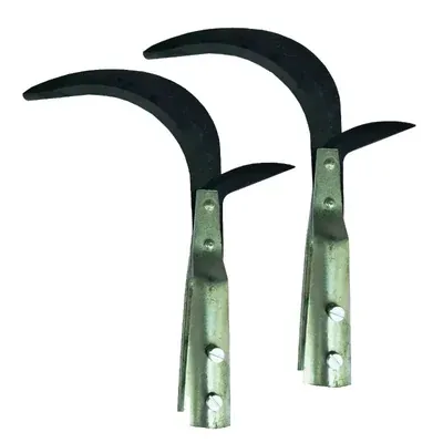 Bharat Agro 8.6 Inch Goa Akadi Coconut Plucker, Heavy-Duty Dual-Blade Harvester (Pack of 2)
