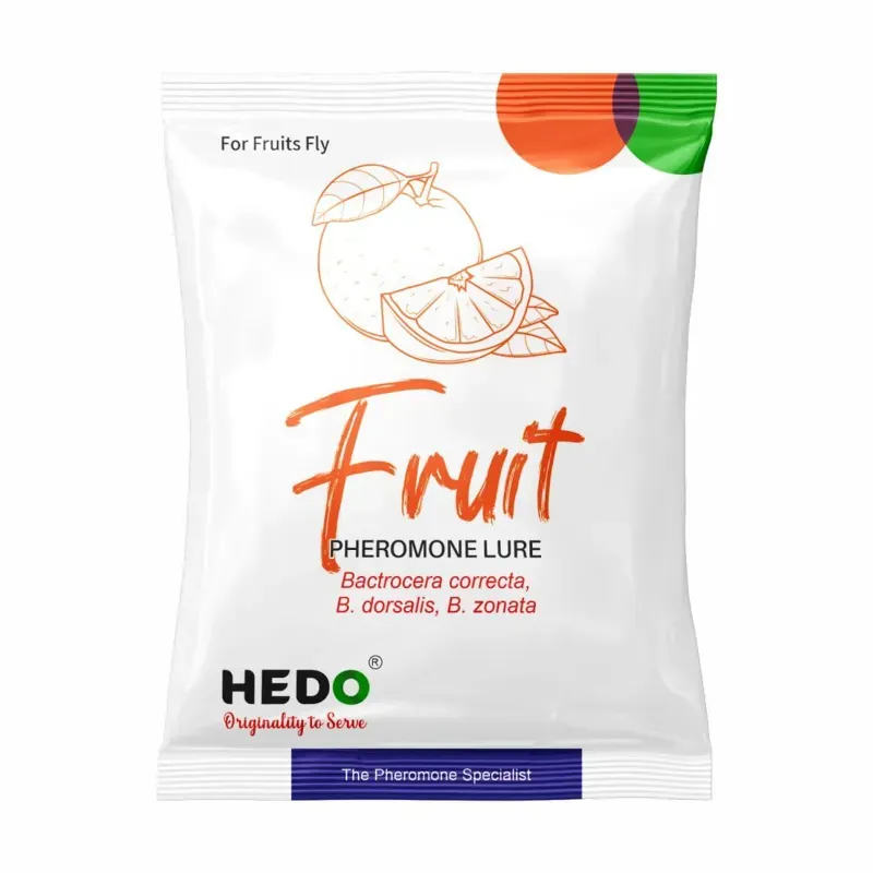 Hedo Fruit Fly Pheromone Lure, Controls Bactrocera Correcta, Zonata & Dorsalis for All Fruits, Pack of 10
