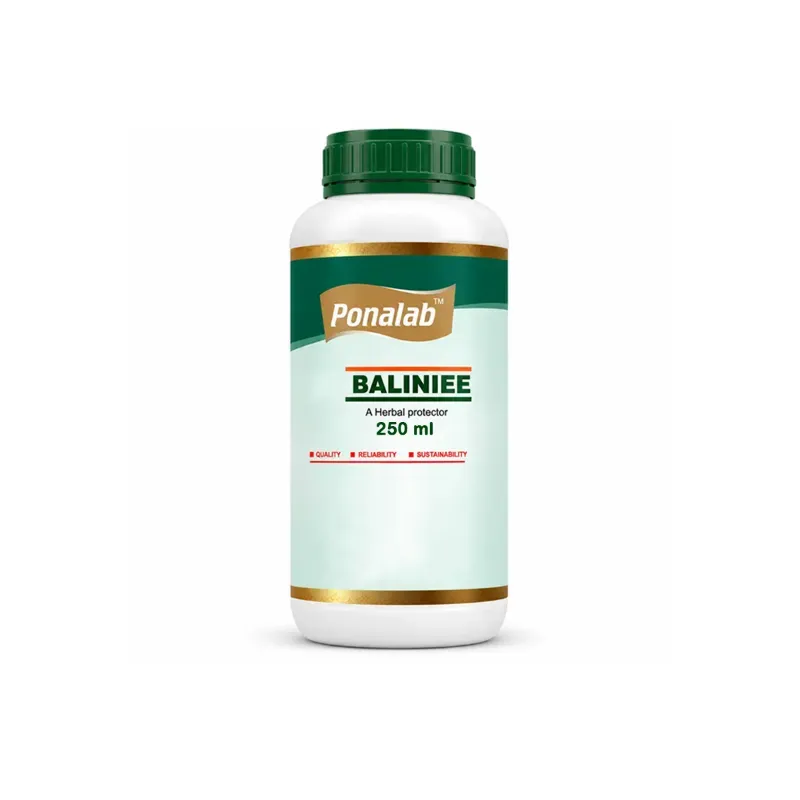 PONALAB Baliniee Herbal Bio-Protection Liquid (250 ml), PGPR Metabolites Plant Growth Promoter for Control Red Mites, Thrips