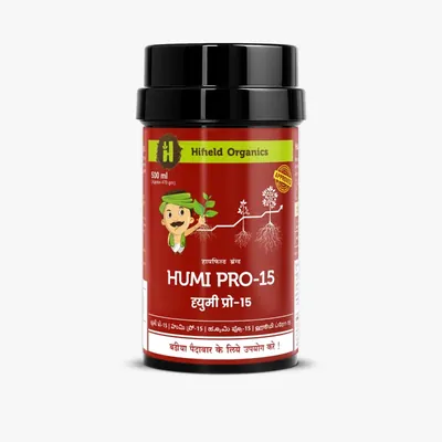 Hifield HUMI PRO-15 (Humates 12.5% Liquid), Bio Stimulant (Quantity-250 ml)