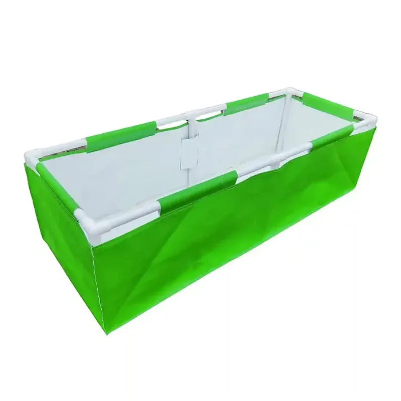 Gardeco 360 GSM UV Treated 96 x 48 x 12 Inch Rectangular HDPE Grow Bag with PVC Pipes (Quantity-1 piece)