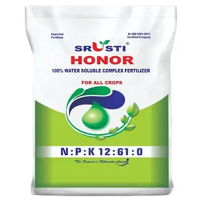 FARMROOT Honor MAP 12-61-0, Water-Soluble Chemical Fertilizers (Pack-1 kg)