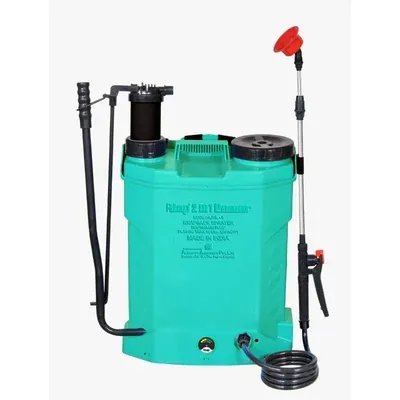 Alap 16 Litre, Manual Plus Battery (2 in 1) Power Knapsack Sprayer With 12 V 8 Amp Battery, APS-6