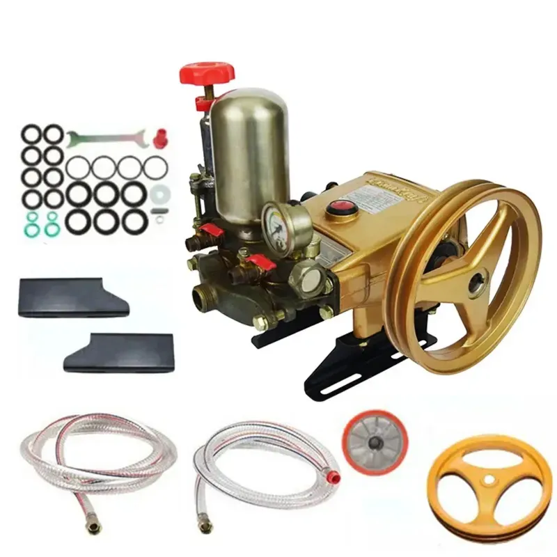 KisanKraft HTP Sprayer KK-30CI3, With Heavy Duty Cast Iron Body & 2 Outlets, For Cleaning & Agricultural Spray