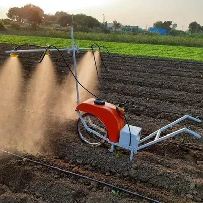 NIYO 24 L 2 in 1 Manual & Battery Operated Trolley Sprayer For Agriculture