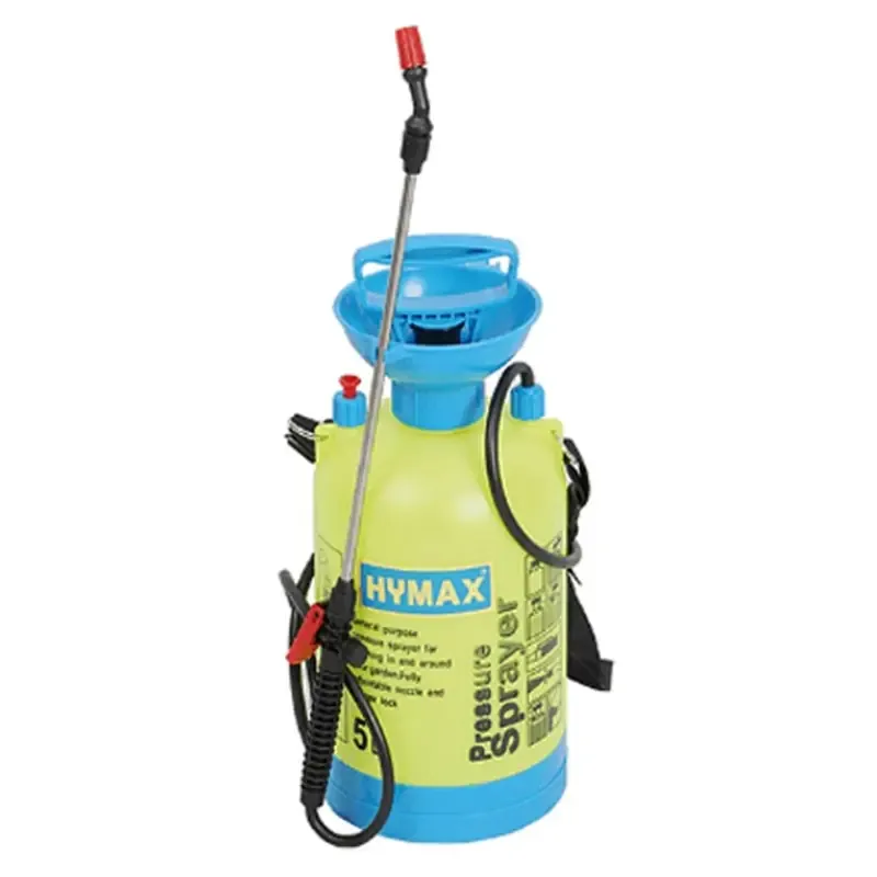 Hymax Original 5 Litre Manual Pressure Compressed Air Sprayer for Gardening & Sanitizer Spraying, Plant Watering, Car Glass Cleaning