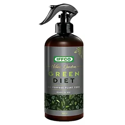 IFFCO Urban Gardens 500 ml Green Diet- Organic Plant Food for Indoor & Outdoor Potted Plants (Ready to Use)(Pack-1 Pc)
