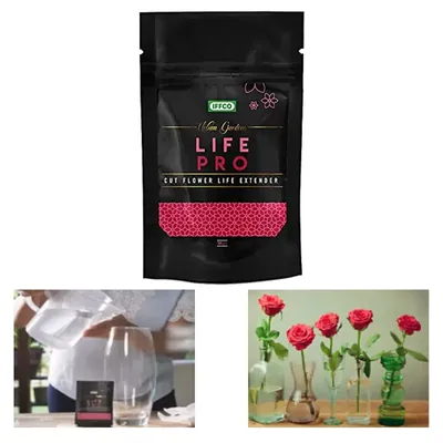 IFFCO Urban Gardens 10 g Life Pro, Cut Flower Life Extender (Pack-10 Pcs)