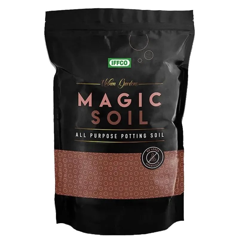 IFFCO Urban Gardens Magic Soil, Soil Less Potting Mix for Plants with Organic Fertilizer & Seaweed (Ready to Use)(Pack-1 Pc)