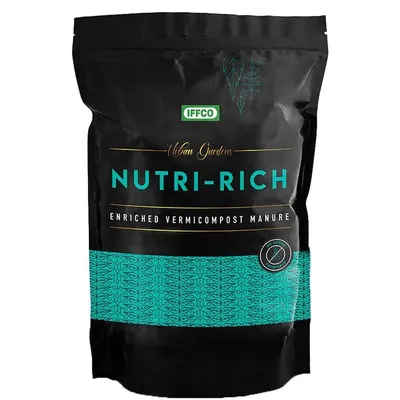 IFFCO 5 kg Urban Gardens Nutri Rich Seaweed Fortified Vermicompost for Plants (Pack-1 Pc)