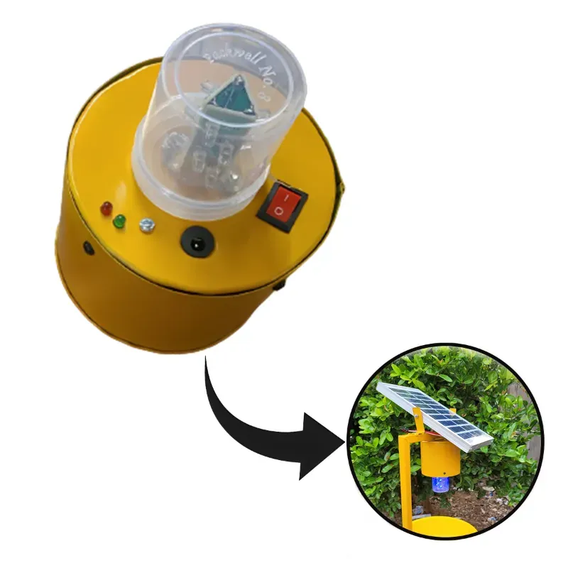 3 W Solar Insect Trap Light Box for Agricultural Use