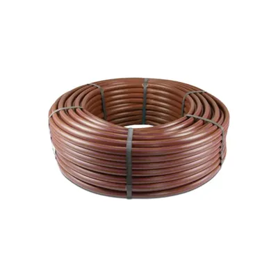 My Irigacio World Irridrip Plain Lateral Pipe (Brown) 400 m Bulk Roll Length Agricultural Drip Irrigation Systems