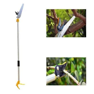 Hectare 10 ft Long Aluminum Telescopic Pruner, Cut & Hold Pruner Design For Branch Cutting, Fruit Plucking & Harvesting