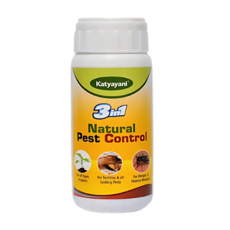 Katyayani 3 in 1 Organic Pesticide, Multi-Action Herbal Solution for Plant, Home & Mosquito Pest Control (Pack-Pack of 100 ml)