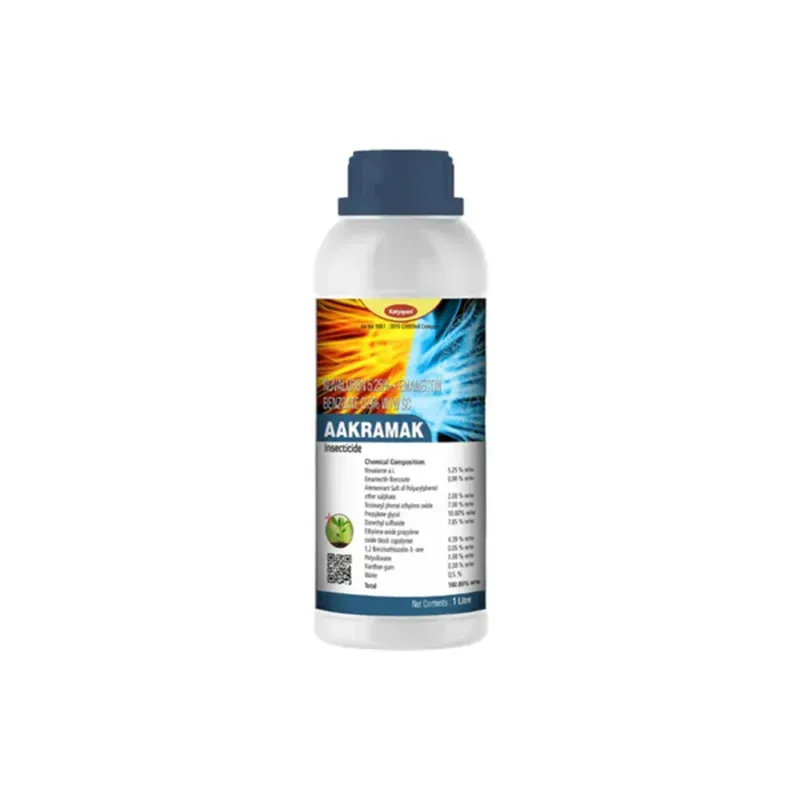 Katyayani Aakramak, Novaluron 5.25% + Emamectin Benzoate 0.9% SC, Chemical Insecticide, 250 ml (Pack-1 x 250 ml)