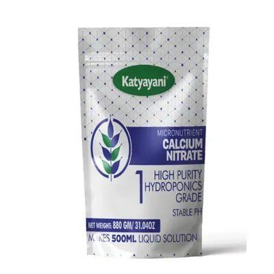 Katyayani Calcium Nitrate, Hydroponics Fertilizer, 880 g (Pack-1 x 880 g)