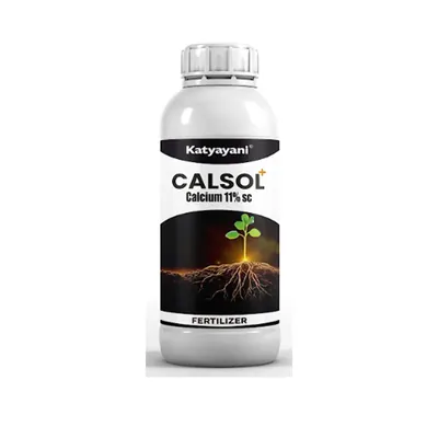 Katyayani Calsol Plus Concentrated Liquid Calcium Supplement for Crops Corrects Calcium Deficiency & Boosts Fruit Quality (Quantity-Pack of 500 ml (500 ml X 1))