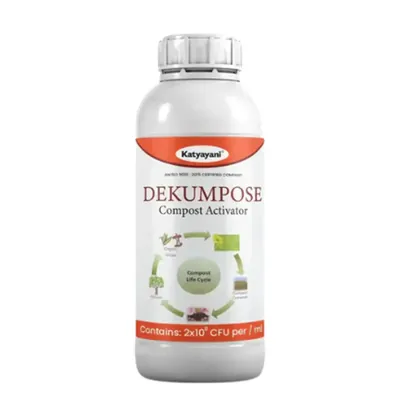 Katyayani Dekumpose Culture Activator, Bio Fertilizer, 1 Litre (Pack-1 x 1 Litre)
