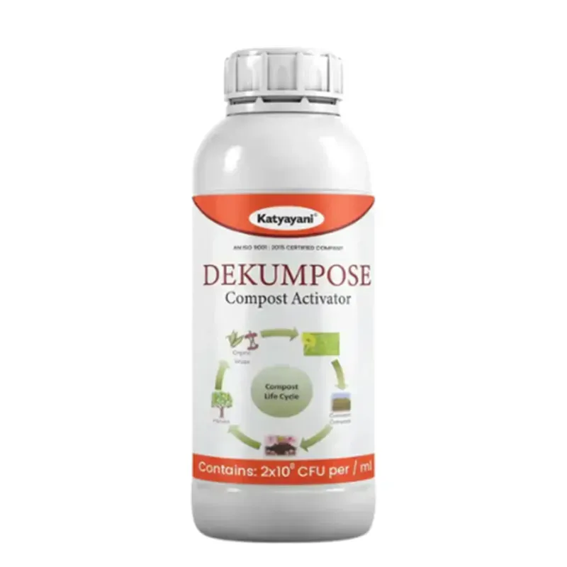Katyayani Dekumpose Culture Activator, Bio Fertilizer, 1 Litre (Pack-1 x 1 Litre)