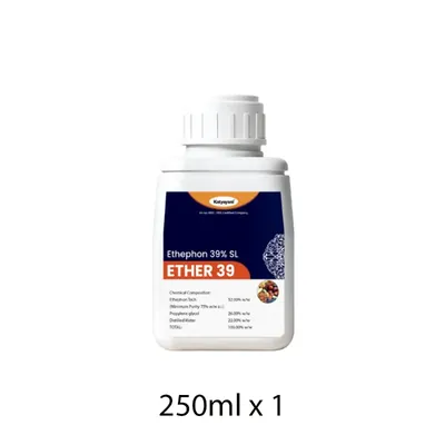 Katyayani ETHER 39 (Ethephon 39% SL), Plant Growth Regulator, 250 ml (Pack-1 x 250 ml)