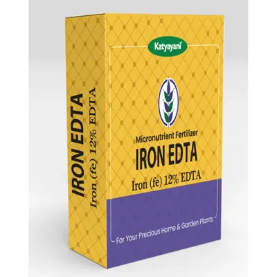 Katyayani Iron EDTA, Fe 12% EDTA Fertilizer, Micronutrient Fertilizer for Flowering Plants, 10 kg (500 g x 20)