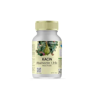 Katyayani KACIN (Abamectin 1.9% EC) Insecticide Controls Mites, Leaf Miners & Harmful Insects (Pack-100 ml (100 ml x 1))