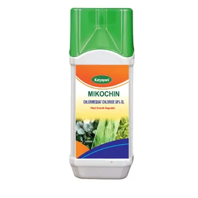 Katyayani MIKOCHIN (CHLORMEQUAT CHLORIDE 50 % SL)- Plant Growth Regulator, 1 Litre (Pack-1 x 1 Litre)