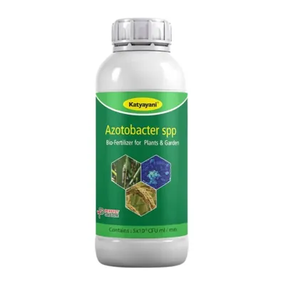 Katyayani Nitro Fill, Azotobacter, Nitrogen Fixing Bio Fertilizer, 1 Litre (Pack-1 x 1 Litre)