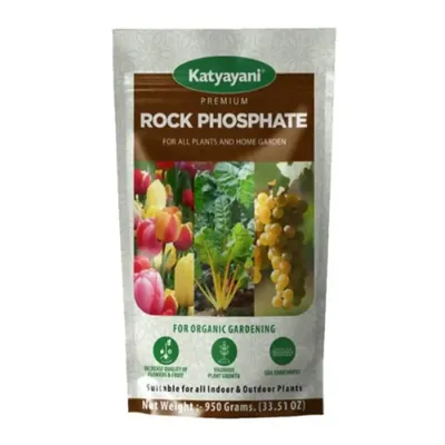 Katyayani Premium Rock Phosphate, Organic Fertilizer, 950 g (Pack-1 x 950 g)