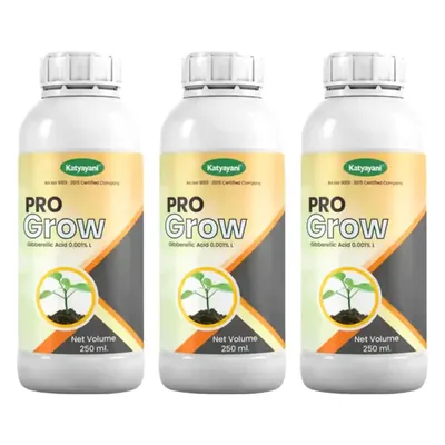 Katyayani PRO GROW (GIBBERELLIC ACID 0.001% L), Plant Growth Regulator, 750 ml