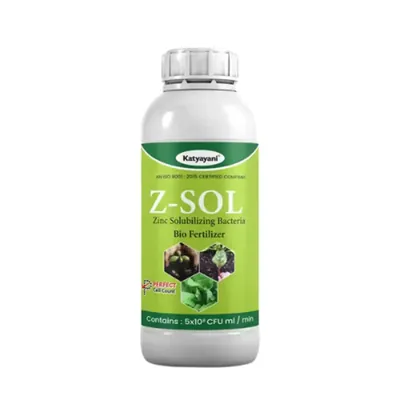 Katyayani Z-SOL, Zinc Solubilizing Bacteria, Bio Fertilizer, 1 Litre (Pack-1 x 1 Litre)