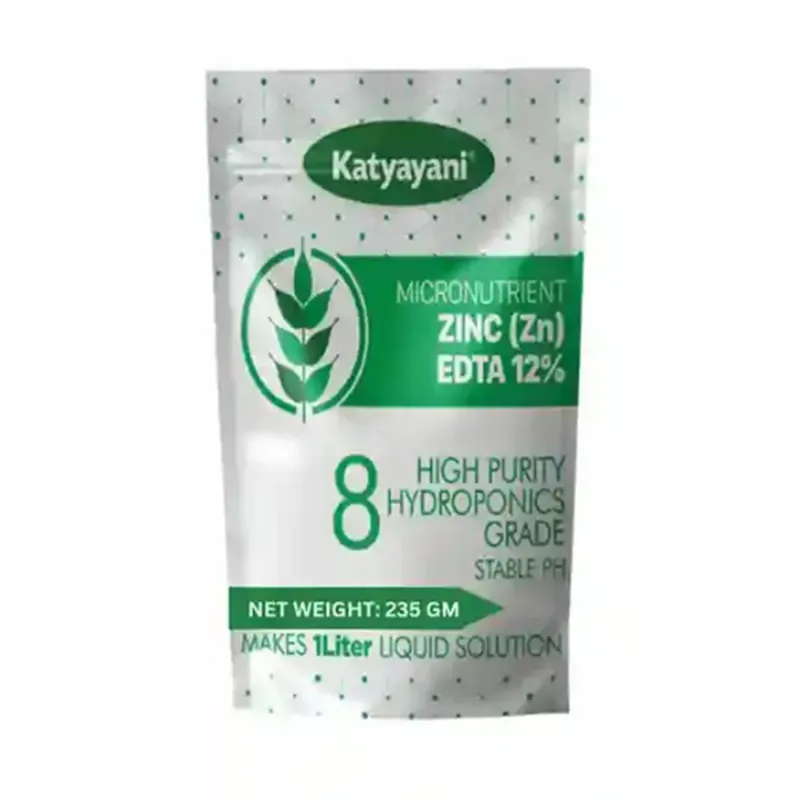 Katyayani Zinc EDTA 12 %, Hydroponics Fertilizer, 235 g (Pack-1 x 235 g)