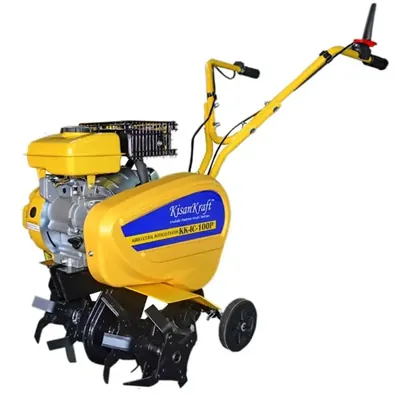 KisanKraft KK-IC-100P, 4 Stroke 98 CC Petrol Mini Power Tiller