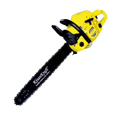KisanKraft AY-CSP-6122, 58-cc, Petrol Chainsaw with 22 Inch Guide Bar, Used for Cutting Trees, Woods and Landscaping