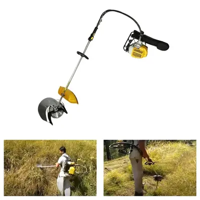 KisanKraft KK-SBC-4502, 1.95 HP 51.7 CC 2 Stroke Petrol Backpack Brush Cutter
