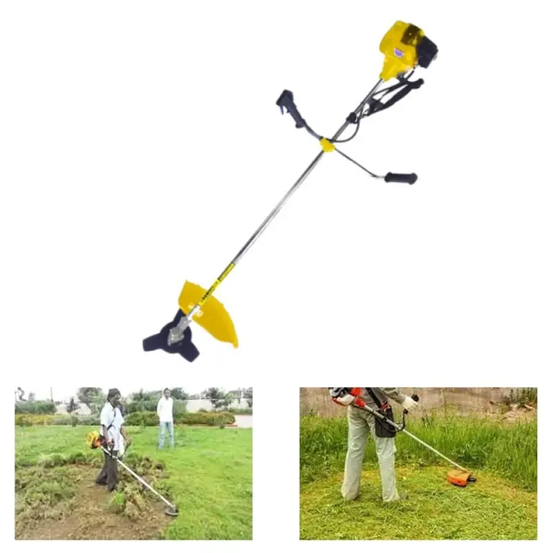 KisanKraft KK-BC-555, 2.1 HP 51.7 CC 2 Stroke Sidepack Petrol Brush Cutter with Japanese Walbro type Carburetor